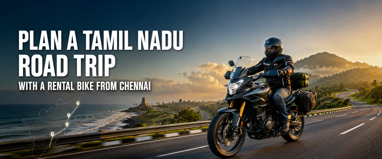 How to Plan a Tamil Nadu Road Trip with a Rental Bike from Chennai