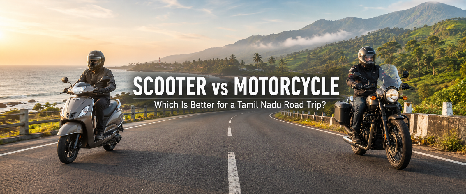 Scooter or Motorcycle: Which Is Better for Touring Tamil Nadu?