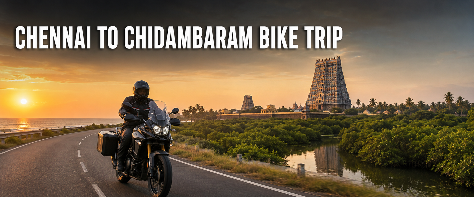 Chennai to Chidambaram Bike Trip: Route and Tourist Attractions