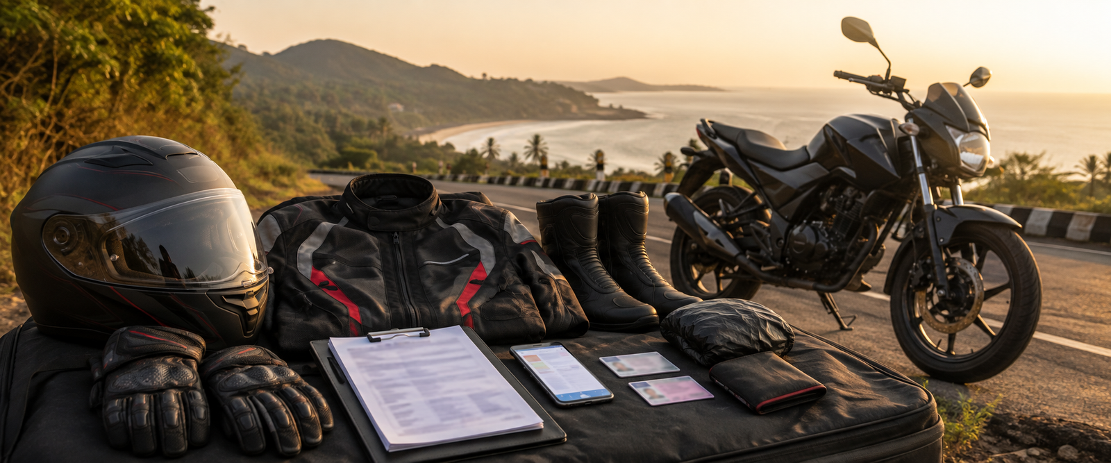 Documents and Safety Gear Needed for a Rental-Bike Trip